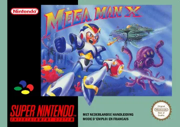 『Mega Man X』欧州版のパッケージ
