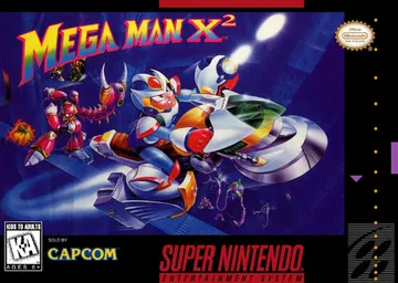 『Mega Man X2』北米版のパッケージ
