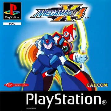 Portada de Mega Man X4, edición de Europa