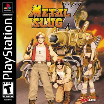 『Metal Slug X』北米版のパッケージ