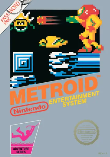 『Metroid』北米版のパッケージ
