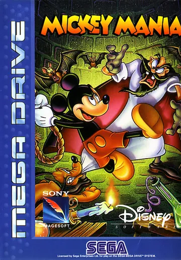 Portada de Mickey Mania, edición de Europa