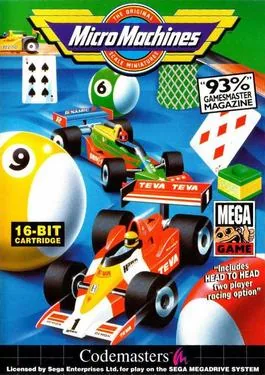Обложка: Micro Machines, издание — Северная Америка