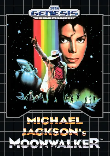 Portada de Michael Jackson's Moonwalker, edición de Norteamérica