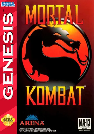 『Mortal Kombat』北米版のパッケージ