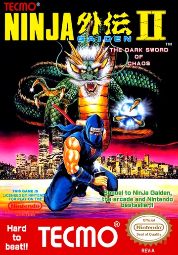 『Ninja Gaiden II: The Dark Sword of Chaos』北米版のパッケージ