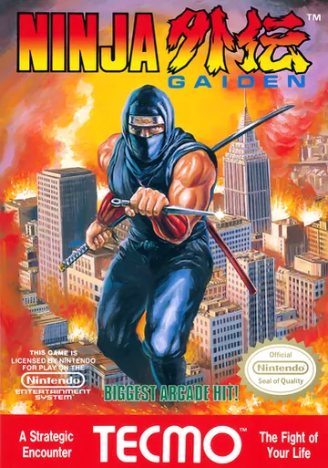 Обложка: Ninja Gaiden, издание — Северная Америка