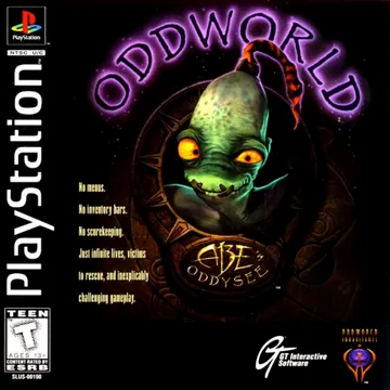 『Oddworld: Abe's Oddysee』北米版のパッケージ