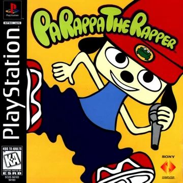 『PaRappa the Rapper』北米版のパッケージ