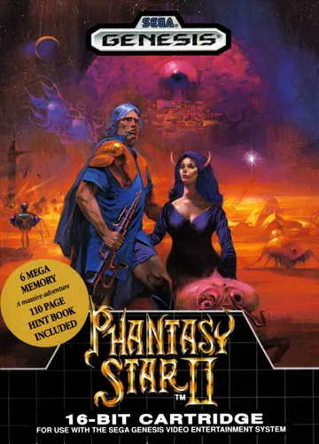 Обложка: Phantasy Star II, издание — Северная Америка