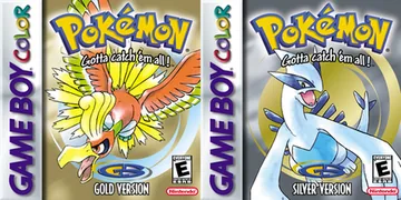 Portada de ポケットモンスター 金・銀, edición de Japón