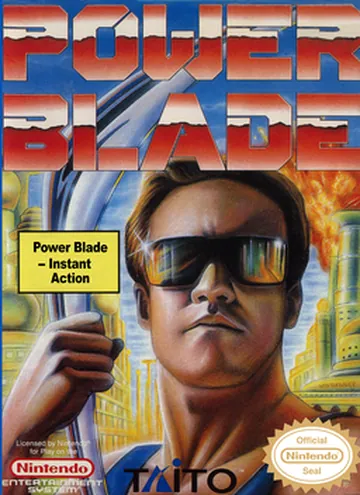 Portada de Power Blade, edición de Europa