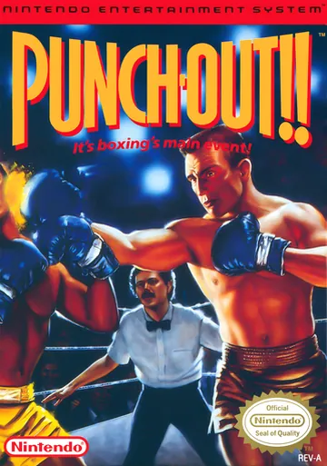 Portada de Mike Tyson's Punch-Out!!, edición de Norteamérica