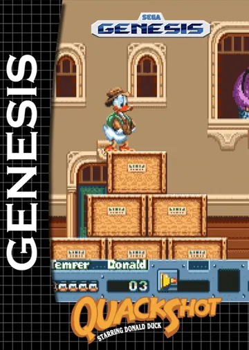 『QuackShot Starring Donald Duck』欧州版のパッケージ