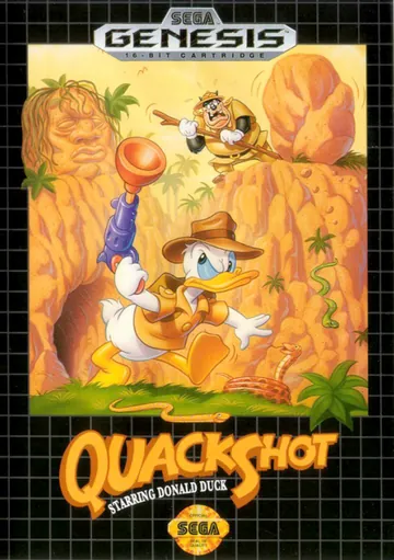 『QuackShot Starring Donald Duck』北米版のパッケージ