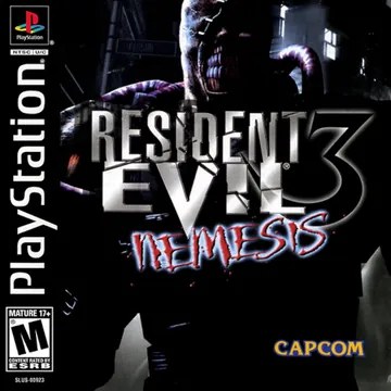 『Resident Evil 3: Nemesis』北米版のパッケージ