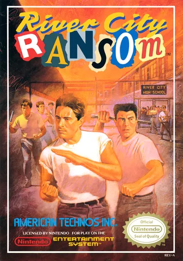 『River City Ransom』北米版のパッケージ