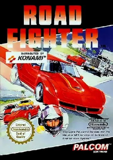 Portada de Road Fighter, edición de Europa