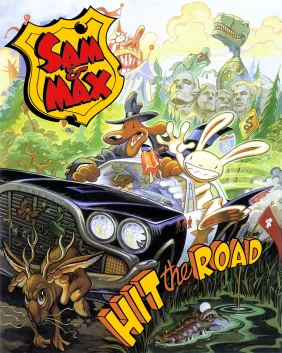 Обложка: Sam & Max Hit the Road, издание — Северная Америка
