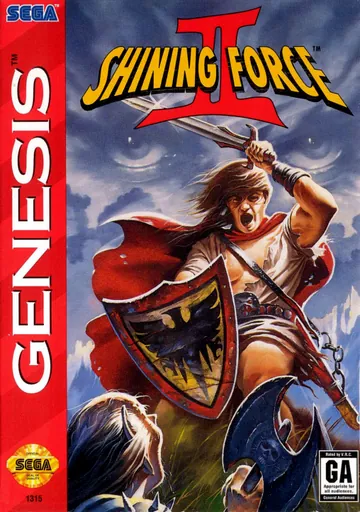 『Shining Force II』北米版のパッケージ