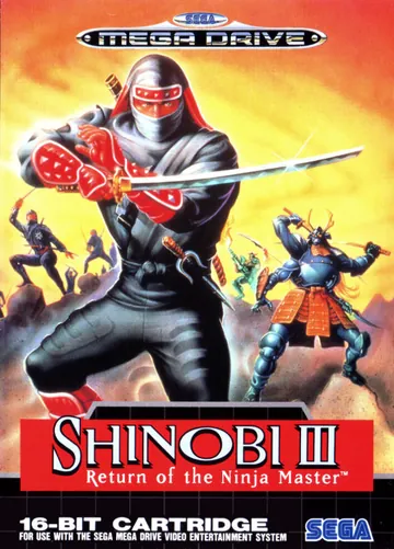 『Shinobi III: Return of the Ninja Master』欧州版のパッケージ