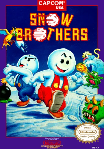 『Snow Brothers』北米版のパッケージ