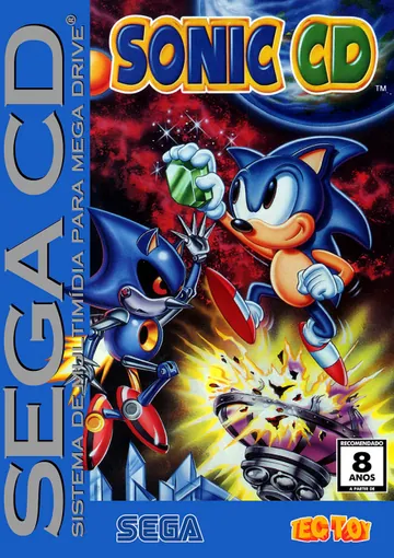 Portada de Sonic CD, edición de Europa