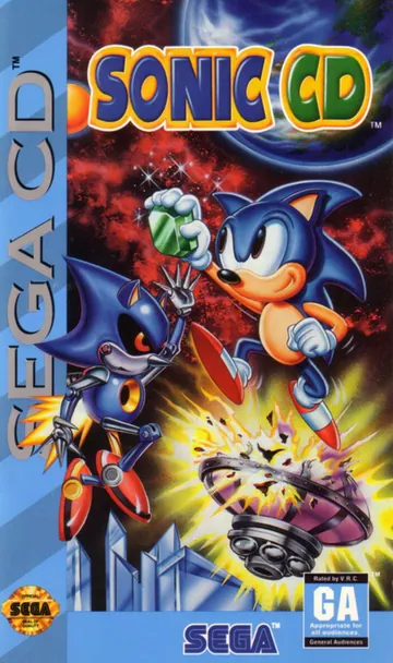 Portada de Sonic CD, edición de Norteamérica