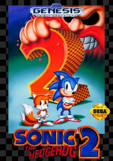 『Sonic the Hedgehog 2』北米版のパッケージ
