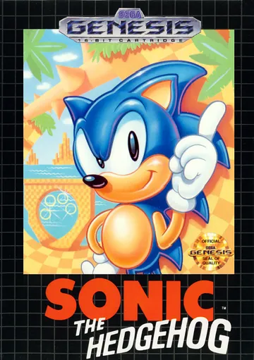 『Sonic the Hedgehog』北米版のパッケージ