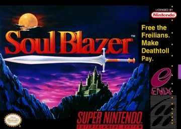 『Soul Blazer』北米版のパッケージ