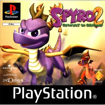 『Spyro 2: Gateway to Glimmer』欧州版のパッケージ