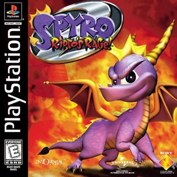『Spyro 2: Ripto's Rage!』北米版のパッケージ