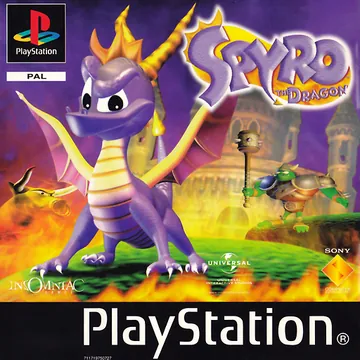 Обложка: Spyro the Dragon, издание — Европа