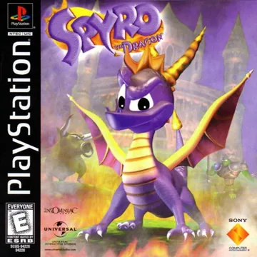 Обложка: Spyro the Dragon, издание — Северная Америка