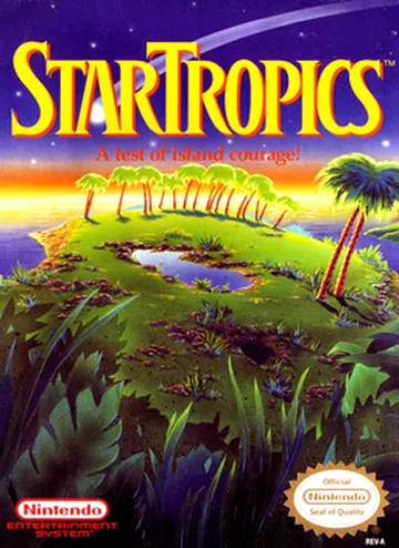 Portada de StarTropics, edición de Europa