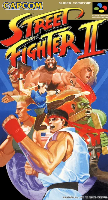 Обложка: ストリートファイターII, издание — Япония