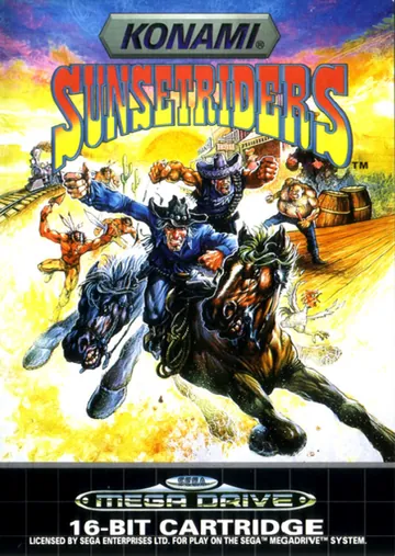 『Sunset Riders』欧州版のパッケージ