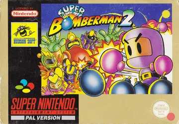 『Super Bomberman 2』欧州版のパッケージ