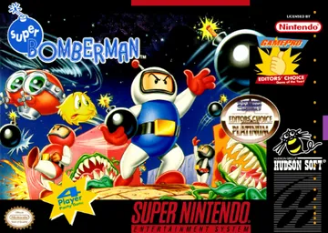 『Super Bomberman』北米版のパッケージ