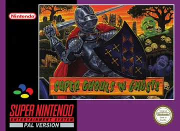 Обложка: Super Ghouls 'n Ghosts, издание — Европа