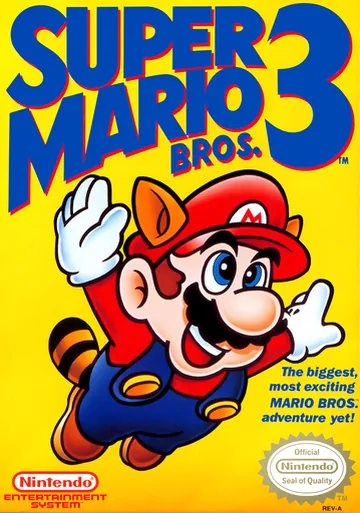 『Super Mario Bros. 3』北米版のパッケージ