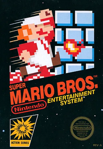 Обложка: Super Mario Bros., издание — Северная Америка