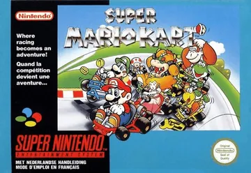 Обложка: Super Mario Kart, издание — Европа