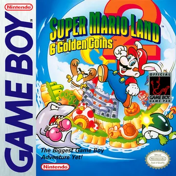 Portada de Super Mario Land 2: 6 Golden Coins, edición de Europa