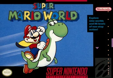 『Super Mario World』北米版のパッケージ