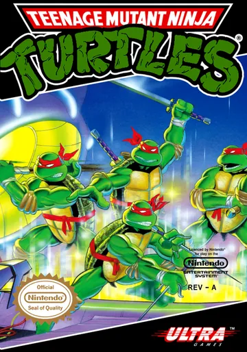 『Teenage Mutant Ninja Turtles』北米版のパッケージ