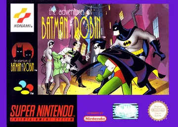 Portada de The Adventures of Batman & Robin, edición de Europa