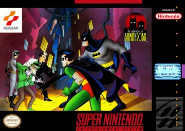 Portada de The Adventures of Batman & Robin, edición de Norteamérica