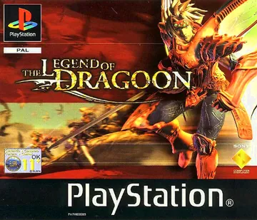 Portada de The Legend of Dragoon, edición de Europa